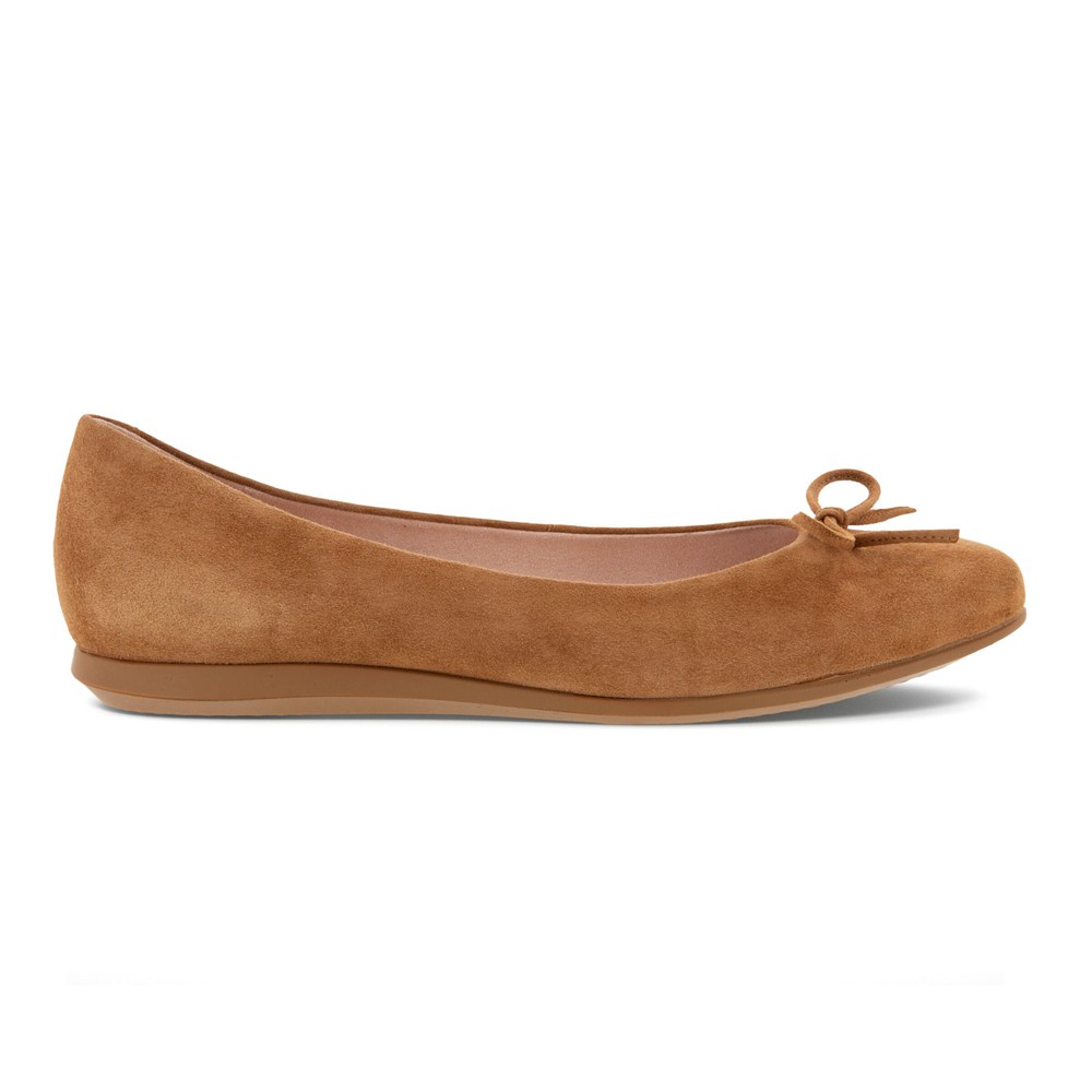 ECCO Womens Ballerinas Brown - Touch 2.0 - ZXR-712356